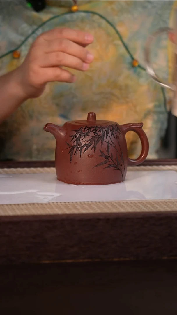 茶壶紫砂紫泥 320cc