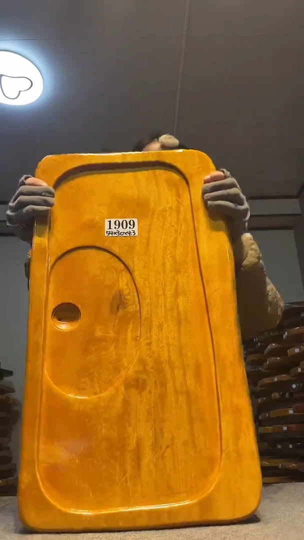 实木原木茶盘 一物一拍(不含配件）