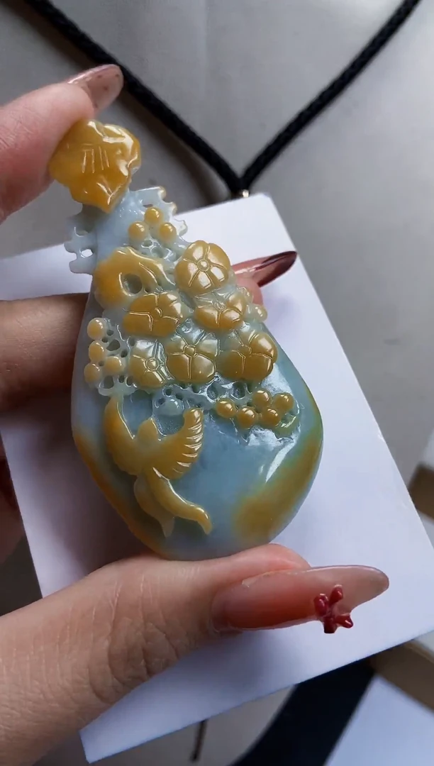 颈饰未镶嵌翡翠翡翠A货