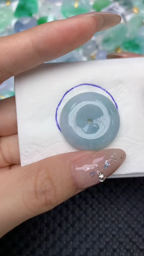 颈饰未镶嵌翡翠天然缅甸翡翠a货百元以上9元证书费自理