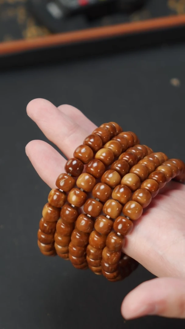 紫金鼠手串实心库克老型9