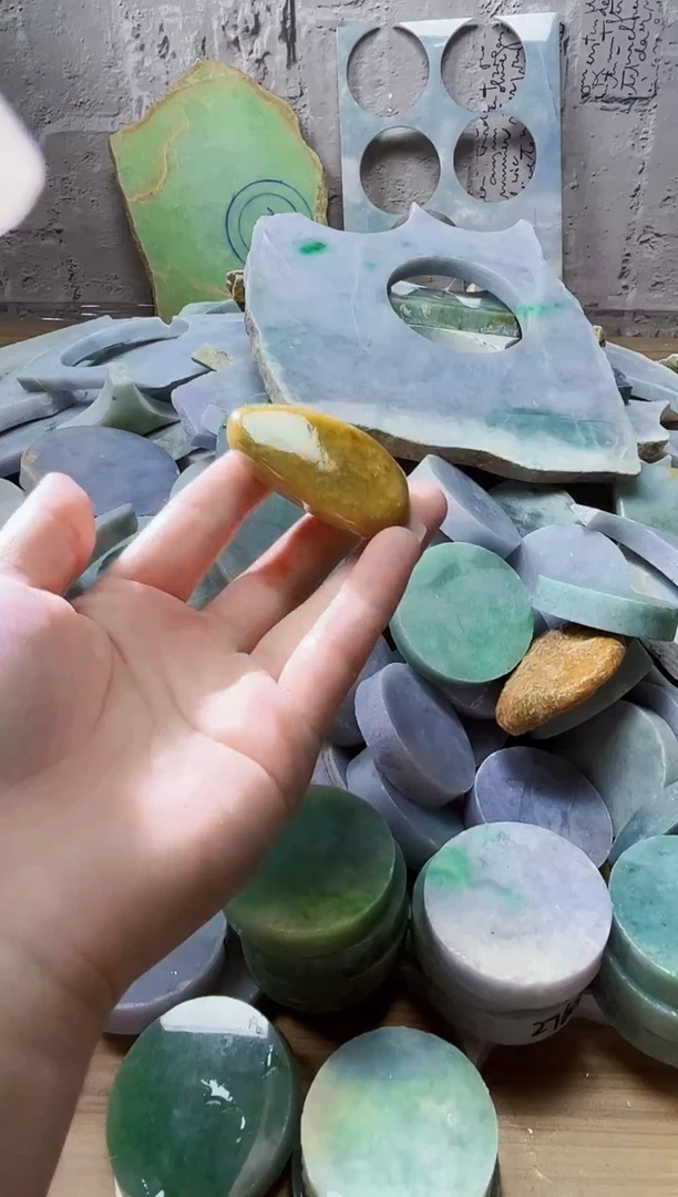 裸石翡翠天然翡翠A货340