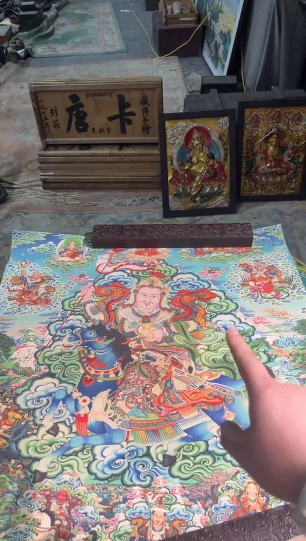 卷轴画东东唐卡tk16