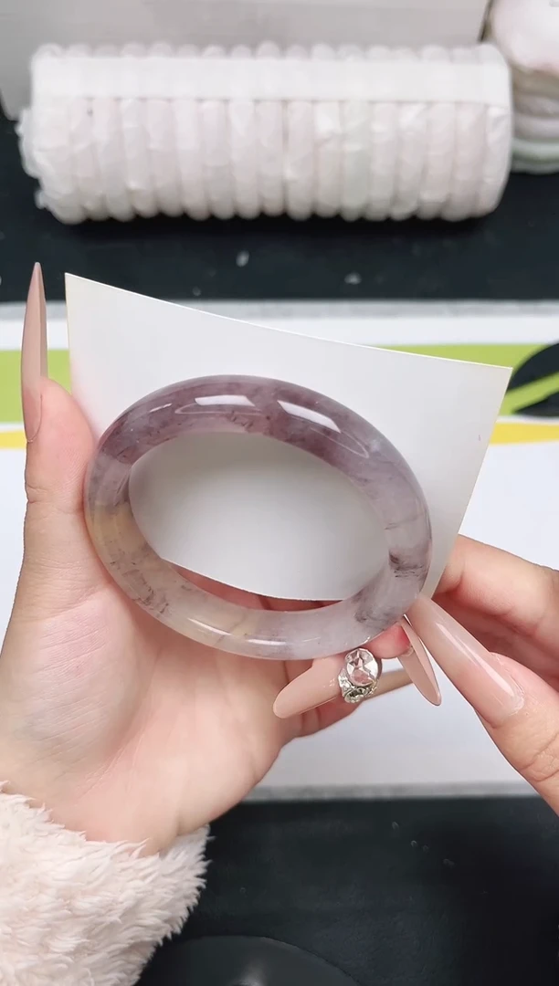 未镶嵌手镯石英质玉32-58