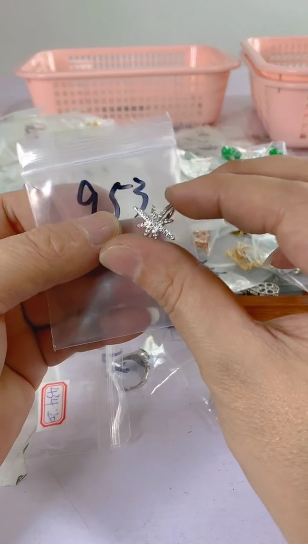 【闪购商品】水晶颈饰银S925镶嵌953红宝，蓝宝，多样性发一件赠链