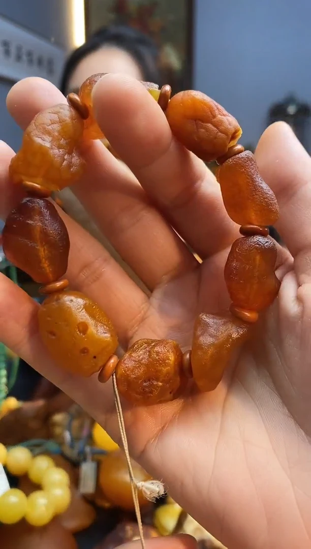 手串琥珀未镶嵌手串