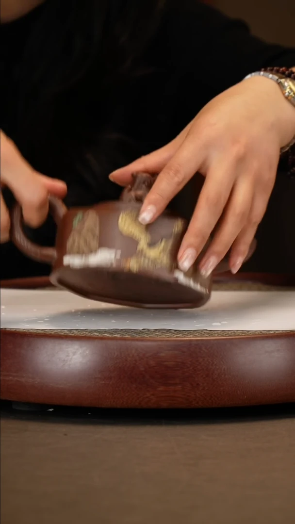 【闪购商品】紫砂茶壶【吴顺华】紫泥正八方