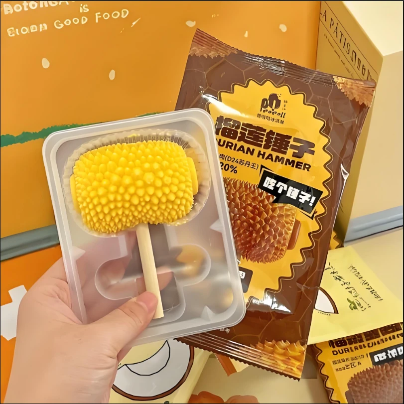 【当日达1支】普啦啦榴莲锤子65G*1支