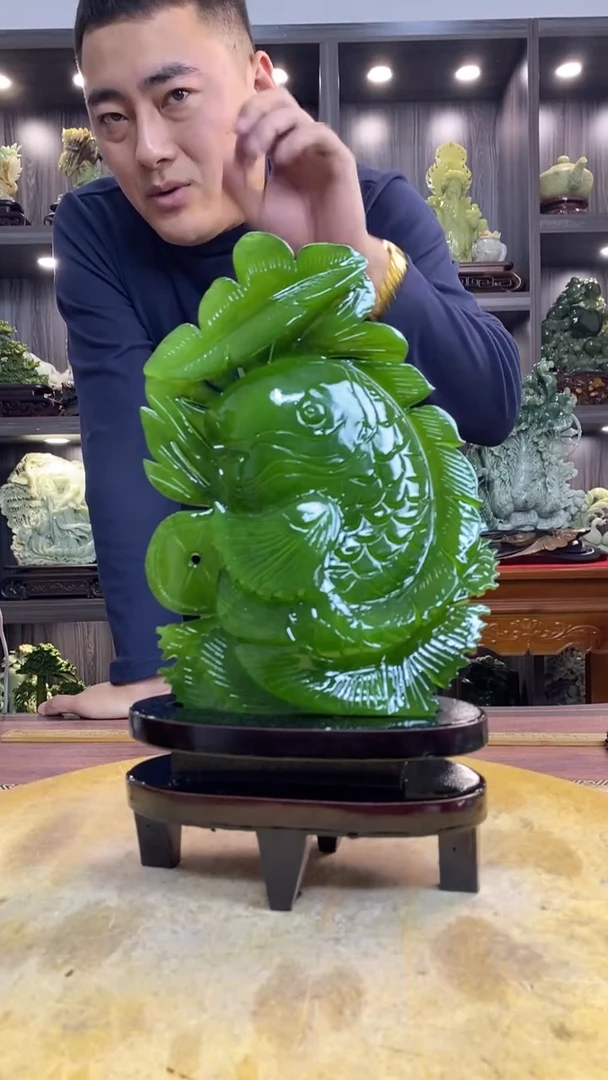 玉隋****下 玉岫岩料手工雕刻摆件居家装饰送礼一物一图