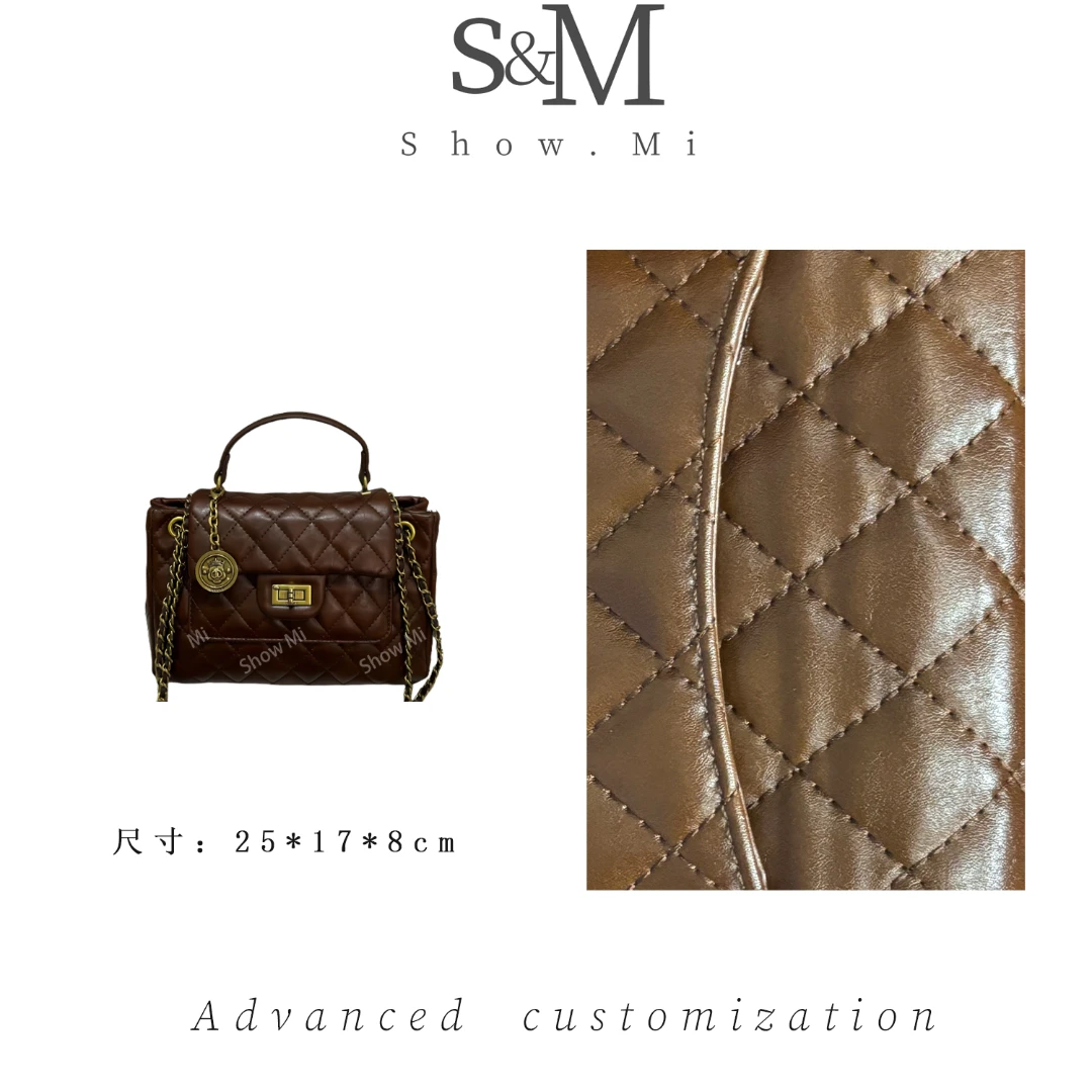 【Show Mi】ZT-D7038-游牧咖-轻奢小众时尚百搭女士包包sm