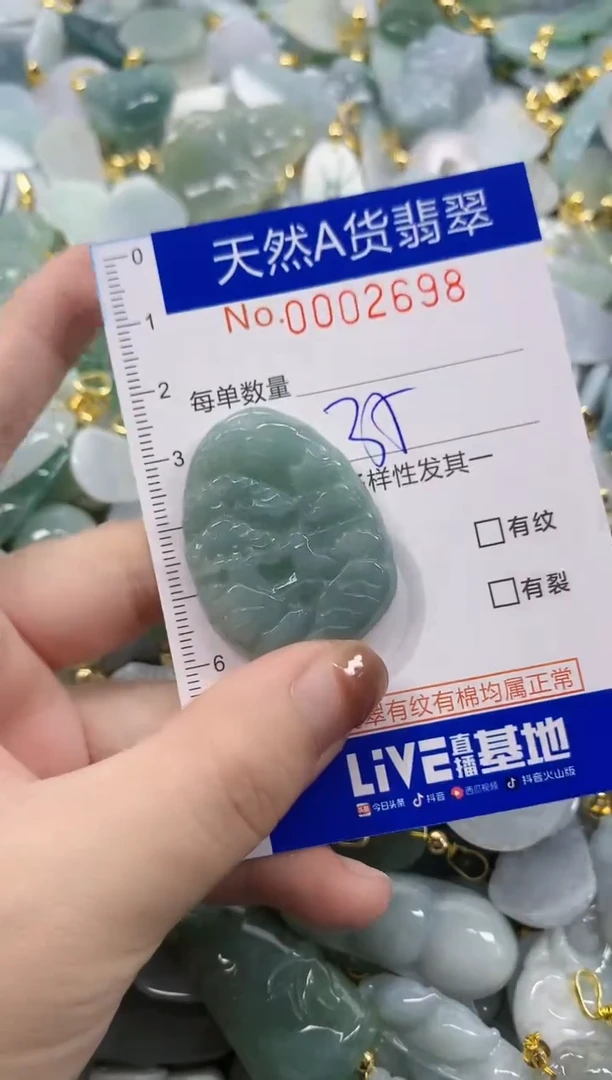 颈饰未镶嵌翡翠天然A货翡翠