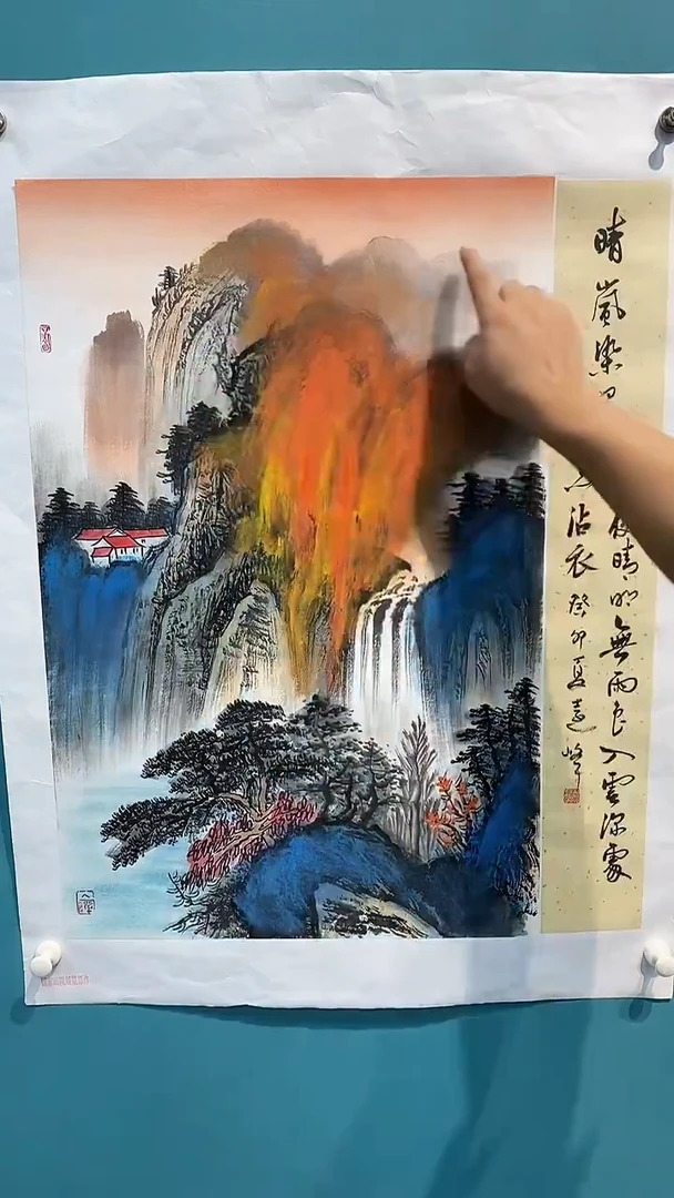 国画莫远峰老师国画作品1