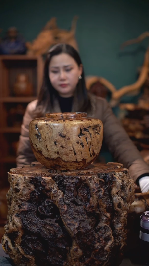 【闪购商品】枣木雷击枣木聚福罐