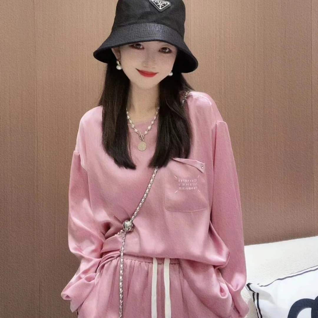 《CHUN》数字单口袋桑蚕丝上衣