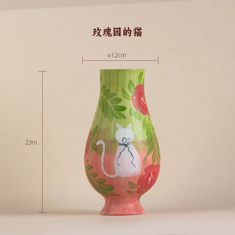 『129』1922-花瓶白猫咪