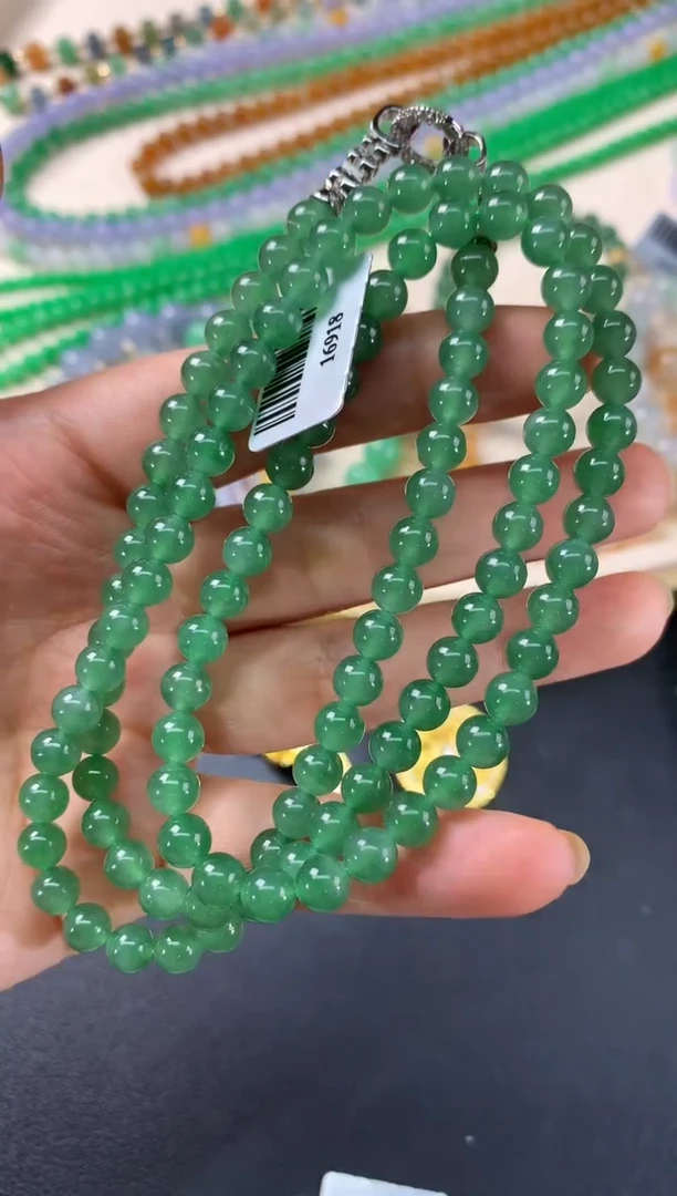 翡翠未镶嵌项链D773|31500