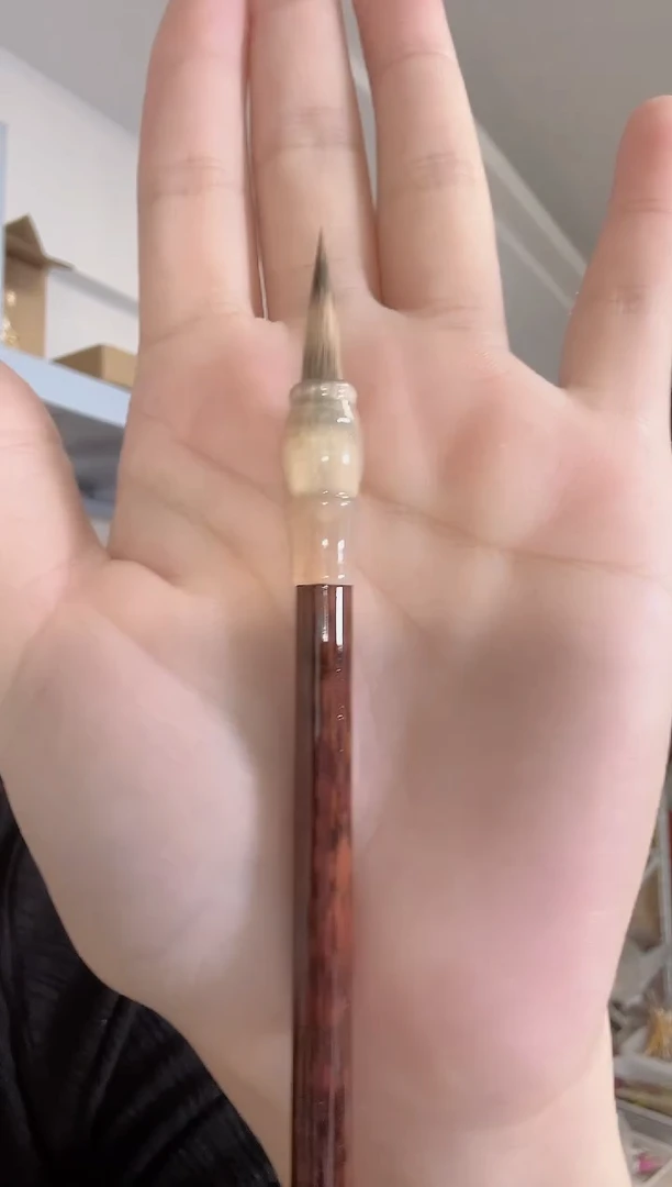 龙纹木羊角斗紫狼小楷2.0