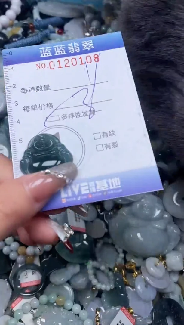 【闪购商品】翡翠颈饰未镶嵌闪购0120108多样性发其一