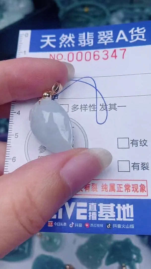 翡翠未镶嵌颈饰00006347