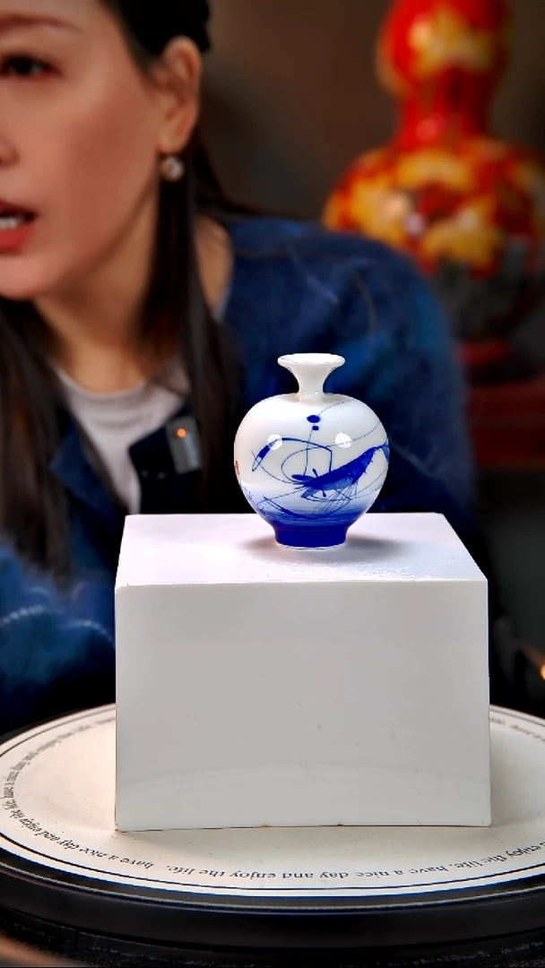 摆件陶景德镇手绘陶瓷1