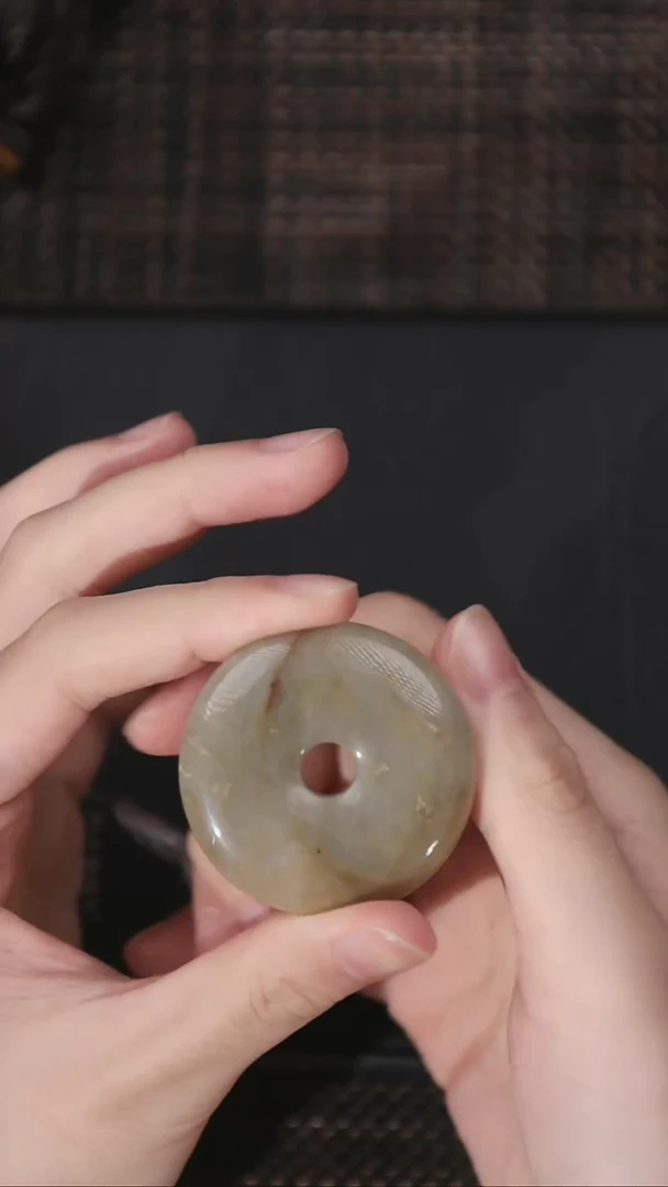 未镶嵌吊坠(不含链)玛瑙/玉髓黄龙玉平安扣