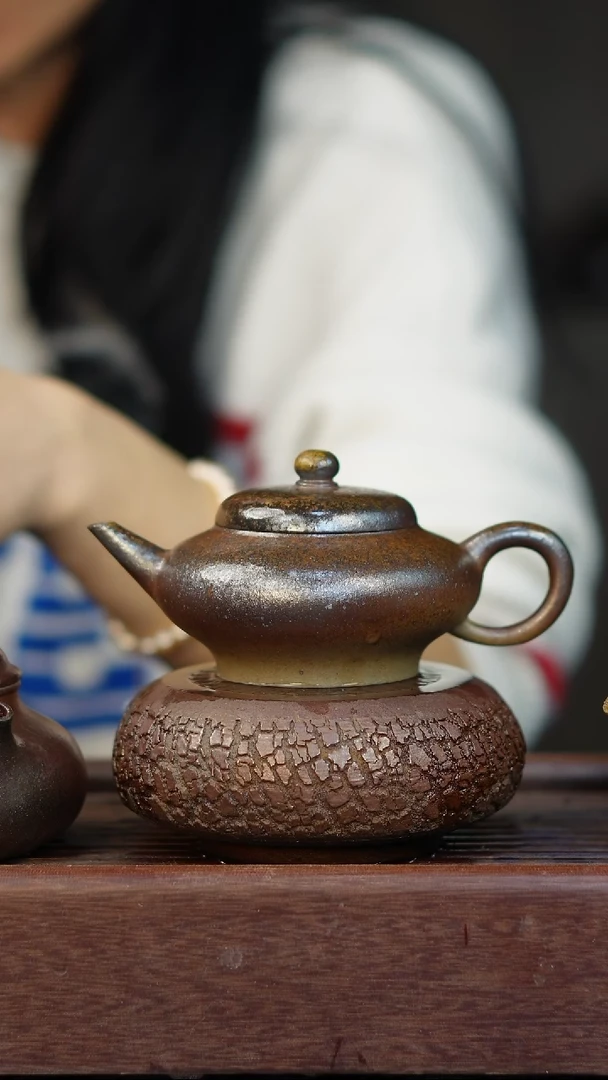 茶壶紫砂柴烧紫砂