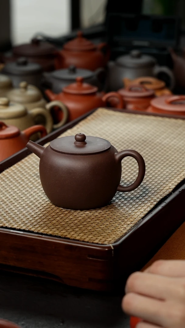 【闪购商品】紫砂茶壶天青50目三清160cc电