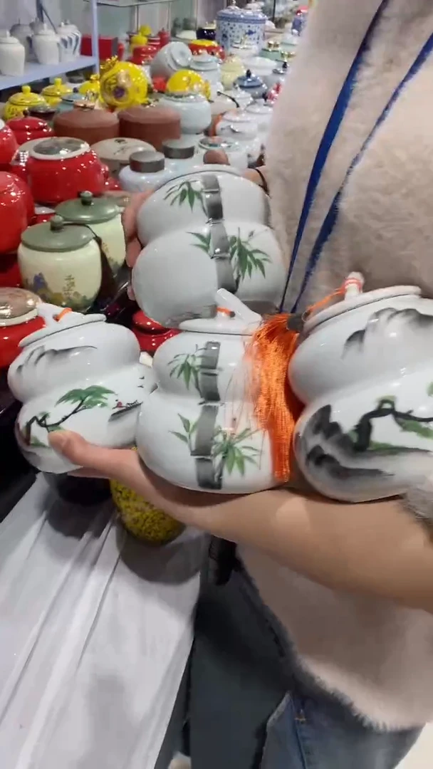 【闪购商品】罐陶瓷茶叶罐存茶罐密封罐