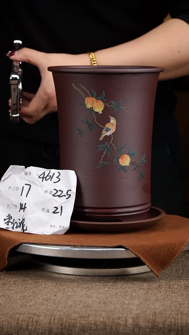 【闪购商品】紫砂花盆紫砂花盆4613+z