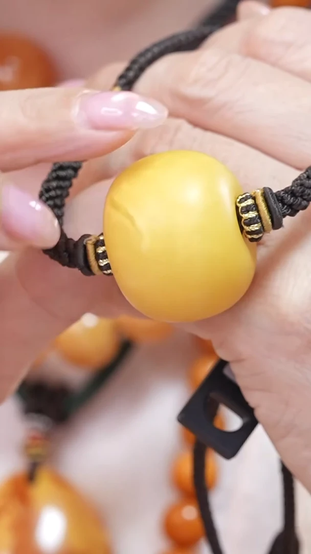 蜜蜡颈饰未镶嵌6886天然蜜蜡珠宝奇石云端妖孽全部保真