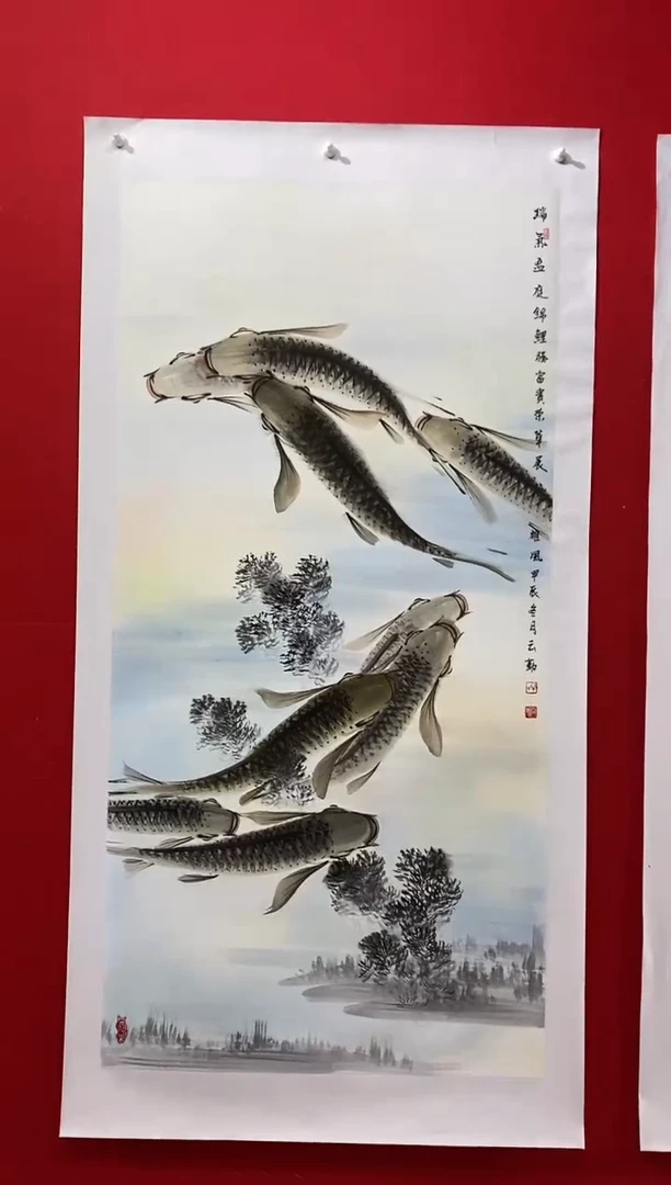 国画国画NYQ杰牛云勤老师作品