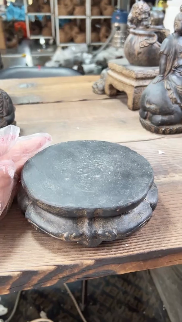 陶土【火山泥】金箍坛底座