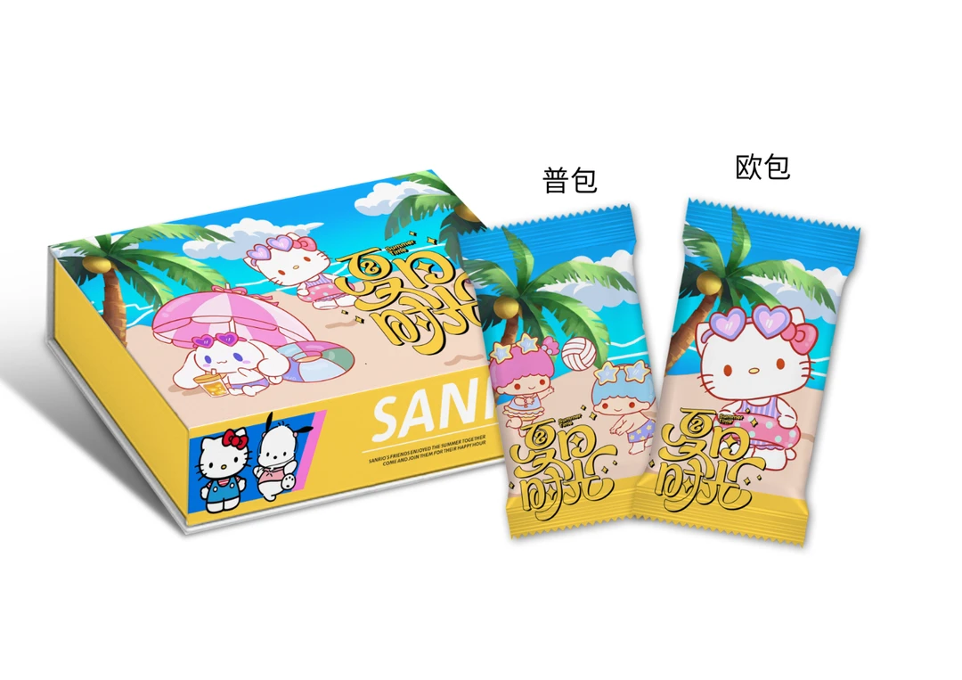 【宠粉吃吃】乖鱼文创 夏日时光三丽鸥 第二弹 收藏卡牌盲盒（代拆）
