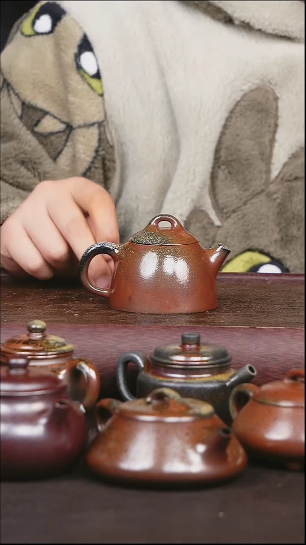 茶壶紫砂柴烧  秦权