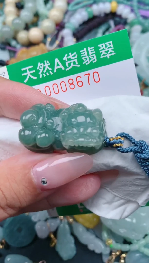 翡翠未镶嵌颈饰.0008670