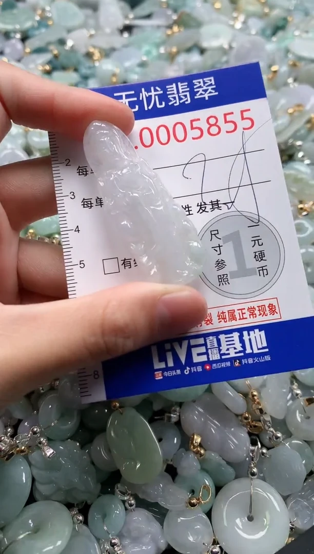 翡翠未镶嵌吊坠(不含链)5855