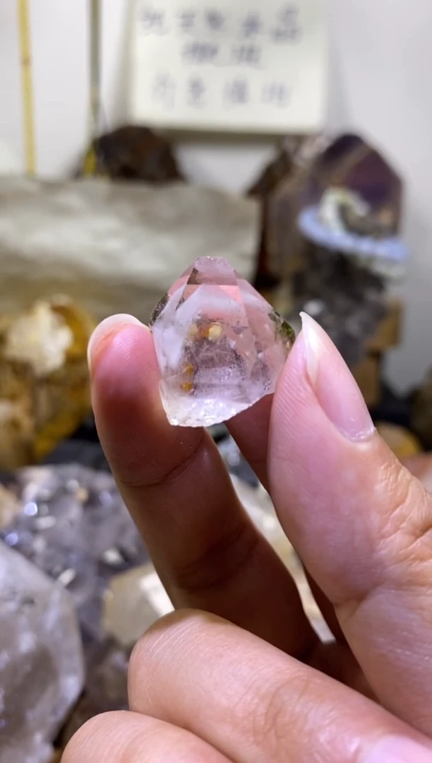 未镶嵌珠宝半成品水晶69号号四川超七花园水晶