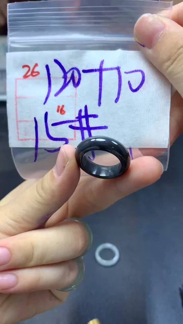 定制翡翠未镶嵌戒圈15#130毛货需精细抛光