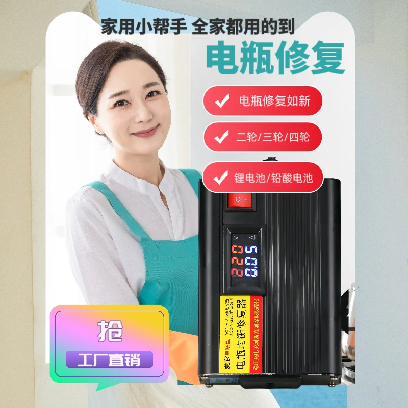 【德国进口】电瓶均衡修复器电动车均衡稳压新款延长电池寿命