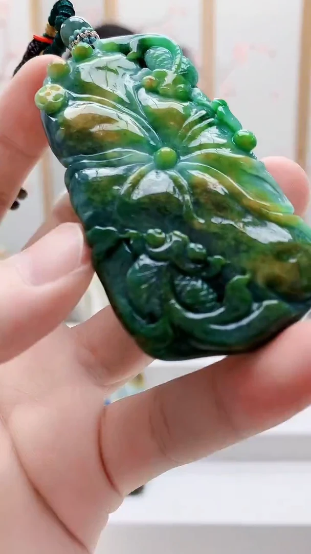 未镶嵌定制翡翠4812bb-毛货挂件15