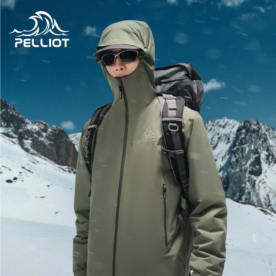 【P系列】伯希和户外金标P棉冲锋衣25新款Dermizax防水保暖登山服