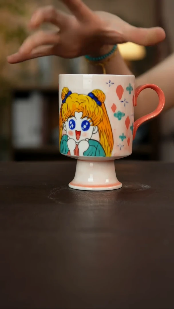 杯景德镇陶瓷杯碗柴烧多人