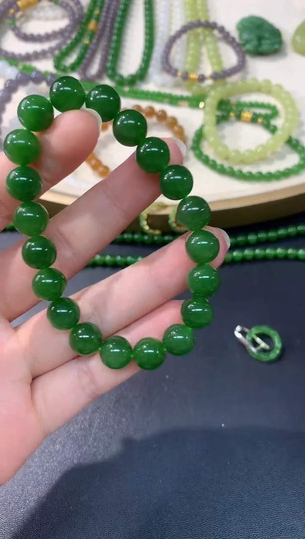 未镶嵌手串和田玉A631|多样性发其一|5800