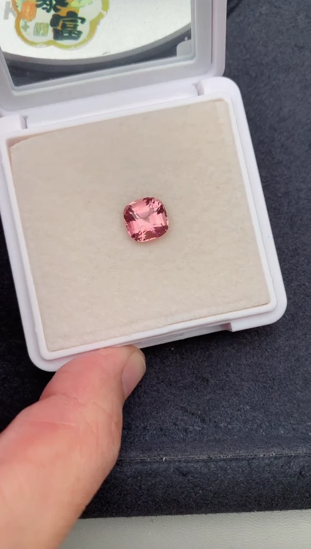 未镶嵌裸石碧玺3.1ct 粉色碧玺BA