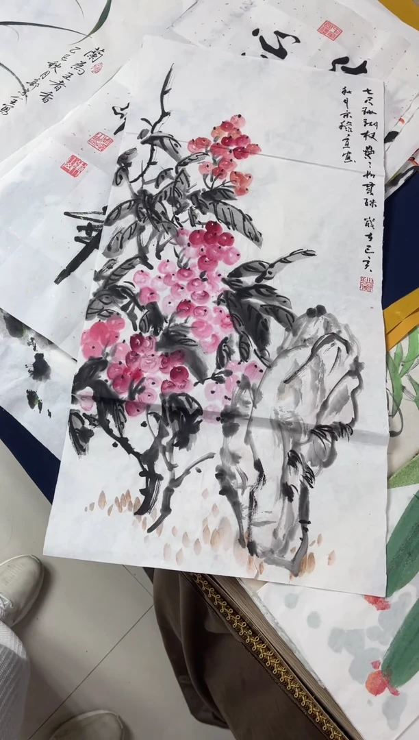 国画11.23国画手绘作品无边框