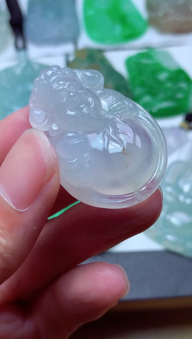 翡翠未镶嵌颈饰天然翡翠