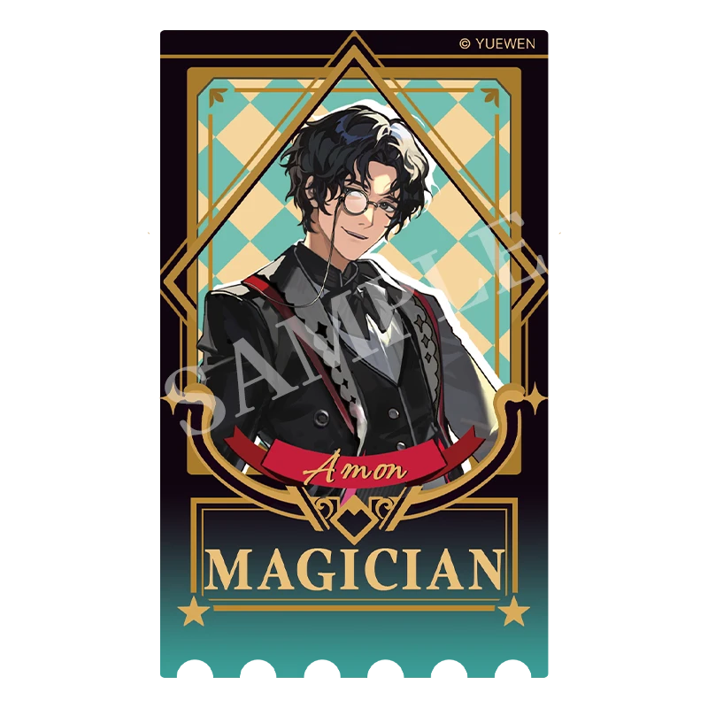 【文轩】诡秘之主马戏团系列浮雕烫金亚克力卡 阿蒙款 创意摆件