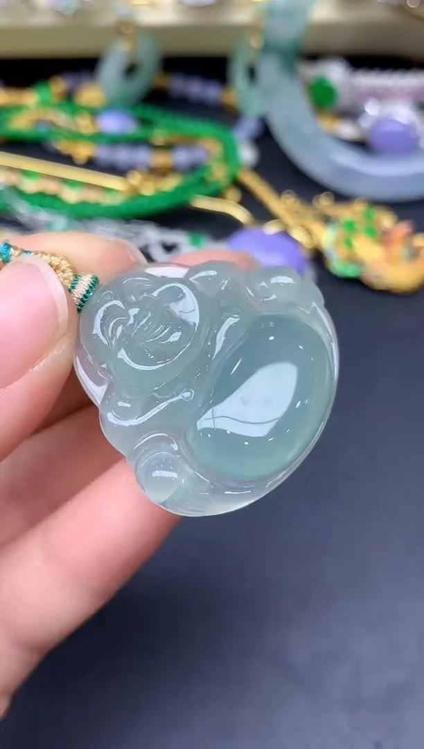 颈饰未镶嵌翡翠127-雪姐翡翠天天见