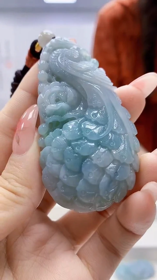 未镶嵌定制翡翠4829ty-毛货挂件146