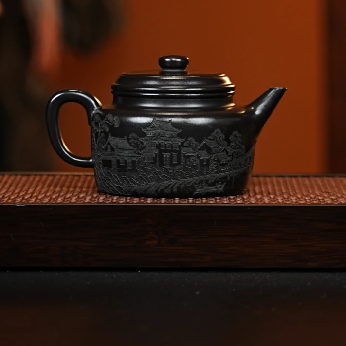 宜兴紫砂 德钟 石黄 张正峰 h674